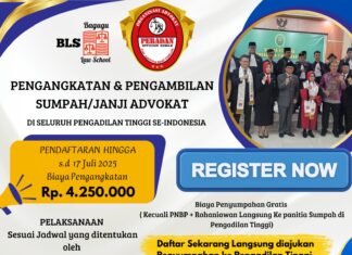 Pengangkatan dan Sumpah Advokat